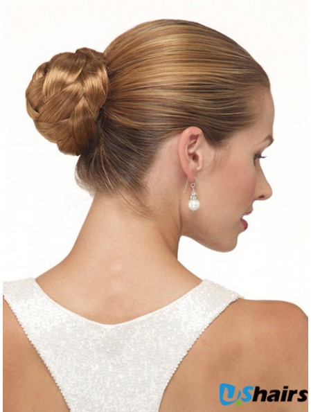 Brown Clip In Hair Buns