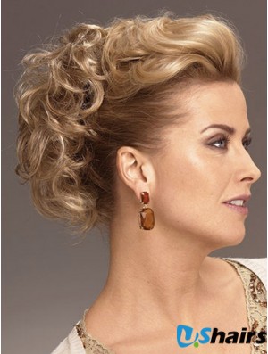 Clip On Hairpieces Short Length Curly Style